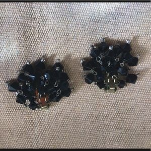 Vintage clip on earrings, dangle